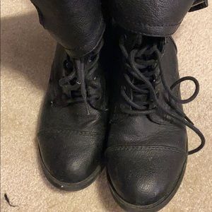 Black boots
